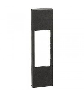Bticino Cover Living Now für RJ11/45 Steckdosen A/V Schwarz KG07