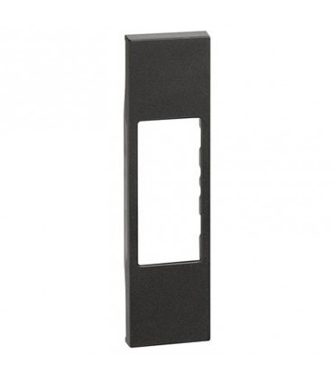 Bticino Cover Living Now für RJ11/45 Steckdosen A/V Schwarz KG07