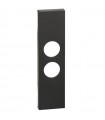 Bticino Cover Living Now für TV-Buchse TV-SAT 1 Modul schwarz KG09