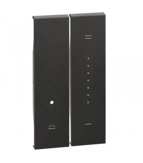 Bticino Cover Living Now für Dimmer, 2 Module, schwarz KG19