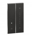 Bticino Cover Living Now für Dimmer, 2 Module, schwarz KG19