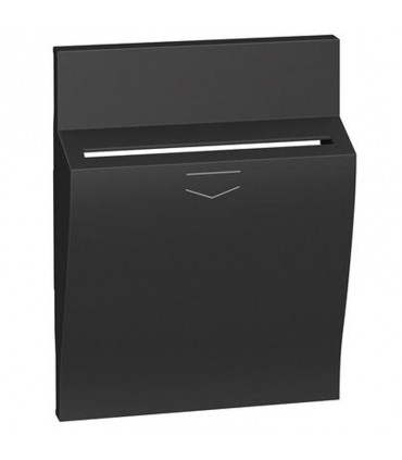 Cover Bticino Living Now für Ausweishalter 3 Module schwarz KG22