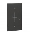 Bticino Cover Living Now für angeschlossene Verschlusssteuerung 2 Module schwarz KG32M2