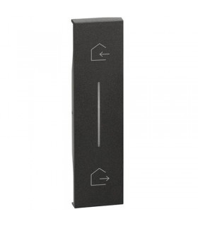 Bticino Cover Living Now Leave Back für “Entra&Esci” Modul schwarz KG40