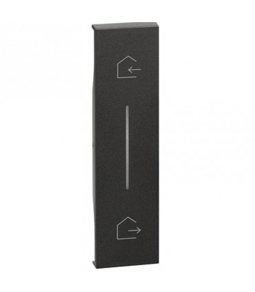 Bticino Cover Living Now Leave Back für “Entra&Esci” Modul schwarz KG40