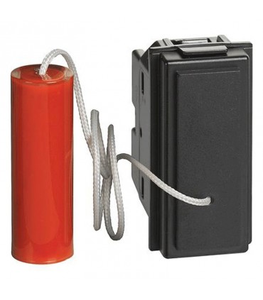 Bticino Living Now Druckknopfschaltung 1P 10A schwarz KG4033