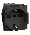 Bticino Living Now universelle schuko Steckdose 10/16A, schwarz, KG4140A16