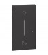 Bticino Living Now beleuchtbare Abdeckung, Symbol: NOTTE&GIORNO Wireless Schwarz KG41M2