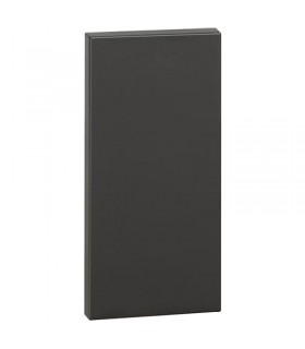 Bticino ästhetisches Cover Living Now für Blindmodule Schwarz KG8100