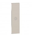 Bticino Cover mit Lichtsymbol Living Now 1M sand KM01A