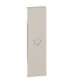 Bticino Cover Living Now mit Glockensymbol 1M sand KM01D