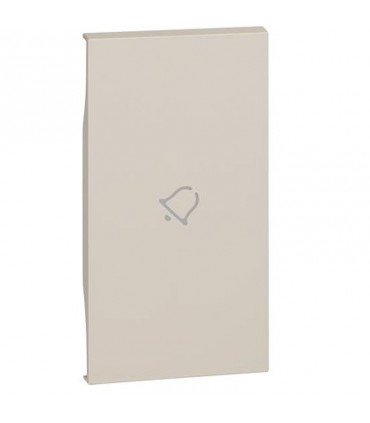 Bticino Living Now Bezug mit Glockensymbol 2M sand KM01M2D