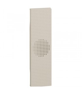 Bticino Living Now Cover für Läutewerk aus Bronze und Buzzer, sand KM15