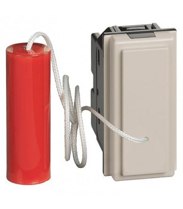 Bticino Living Now Druckknopfschaltung 1P 10A sand KM4033