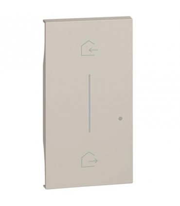 Bticino Living Now beleuchtbare Abdeckung, Symbol: Entra & Esci Wireless Sand KM40M2