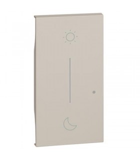 Bticino Living Now beleuchtbare Abdeckung NOTTE&GIORNO wireless, Farbe: Sand KM41M2