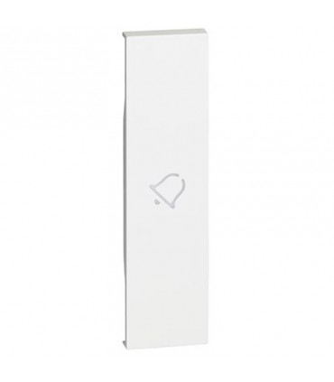 Bticino Cover Living Now mit Glockensymbol 1M weiß KW01D