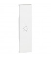 Bticino Cover Living Now mit Glockensymbol 1M weiß KW01D