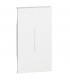 Bticino beleuchtbares Cover Living Now 2M weiß KW01M2