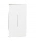 Abdeckung Bticino Living Now mit symbol neutral 2M weiß KW01MH2