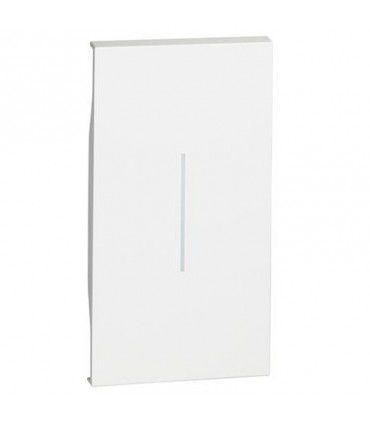 Abdeckung Bticino Living Now mit symbol neutral 2M weiß KW01MH2