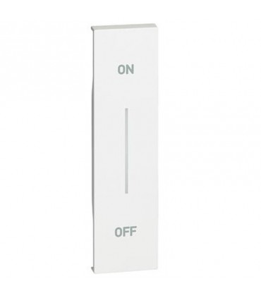 Bticino Cover Living Now EIN / AUS-Funktion 1M weiß KW01MHAG