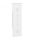 Bticino Cover für Umschalter Living Now K4036 Weiß KW05L