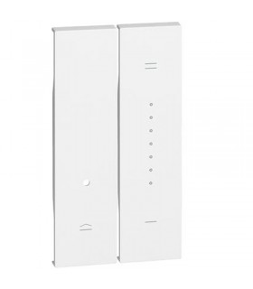 Bticino Living Now Cover für Dimmer, 2 Module, weiß KW19