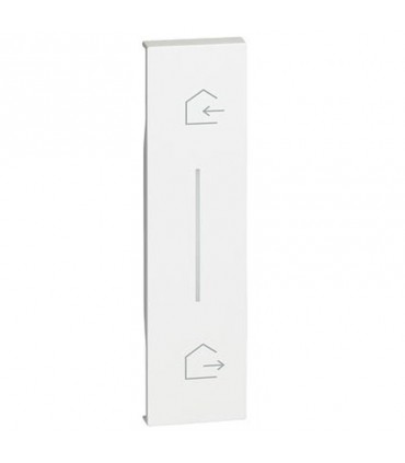 Cover Bticino Living Now Leave Back für Modul Entra&Esci weiß KW40