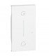 Bticino Living Now beleuchtbare Abdeckung, Symbol: ENTRA & ESCI Wireless Weiß KW40M2