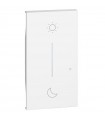Bticino Living Now beleuchtbare Abdeckung, Symbol: NOTTE&GIORNO Wireless Weiß KW41M2