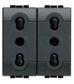 Bticino Wohnraumleuchte Duplex-Steckdose L4180/2