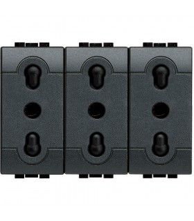 Bticino Wohnleuchte Dreifachsteckdose L4180/3