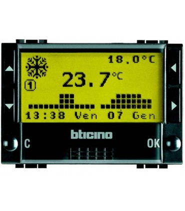 Bticino Uhrenthermostat Livinglight L4451