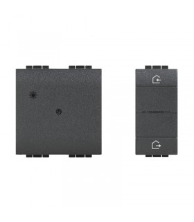 Gateway mit Bticino Entra&Esci-Steuerung Living Light anthrazit L4510C