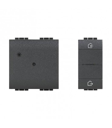 Gateway mit Bticino Entra&Esci-Steuerung Living Light anthrazit L4510C