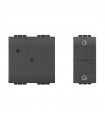 Gateway mit Bticino Entra&Esci-Steuerung Living Light anthrazit L4510C