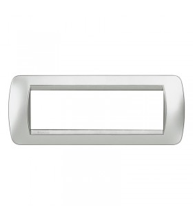Bticino Wohnraumleuchte International Platte 7 Module L4807TE