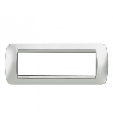 Bticino Wohnraumleuchte International Platte 7 Module L4807TE