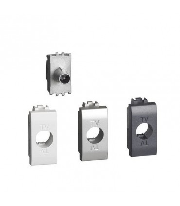 Bticino LivingLight TV- und Sat-Steckdose 14db Stecker LN4202P14