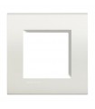 Bticino Wohnlichtplatte 2 quadratische Module LNA4802BI