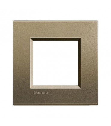 Bticino LivingLight Platte 2 quadratische Module LNA4802SQ