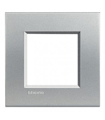 Bticino Wohnlichtplatte 2 quadratische Module LNA4802TE
