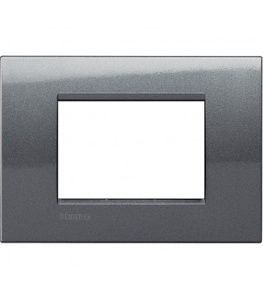 Bticino Wohnlichtplatte 3 quadratische Module LNA4803AC
