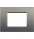 Bticino Wohnlichtplatte 3 quadratische Module LNA4803AE