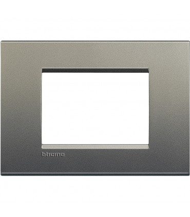 Bticino Wohnlichtplatte 3 quadratische Module LNA4803AE