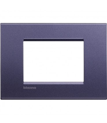 Bticino Wohnlichtplatte 3 quadratische Module LNA4803CB