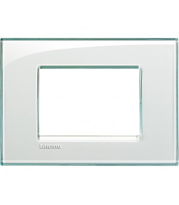 Bticino Wohnlichtplatte 3 quadratische Module LNA4803KA