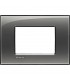 Bticino Wohnlichtplatte 3 quadratische Module LNA4803KF