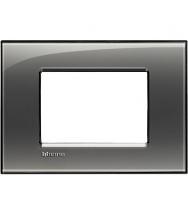 Bticino Wohnlichtplatte 3 quadratische Module LNA4803KF
